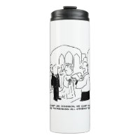 Wedding Church Service Vicar Can't Scrub Vows Thermal Tumbler