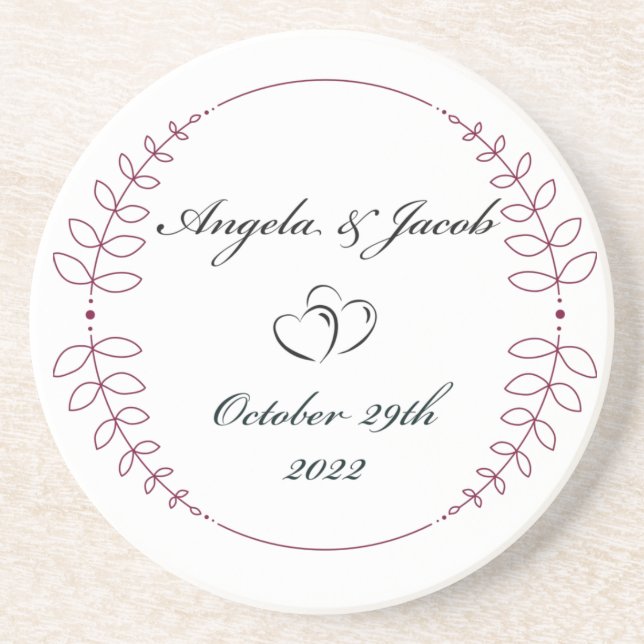 Wedding Coaster (Front)