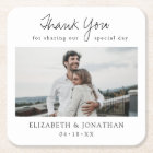 Wedding Coaster Favor with Photo