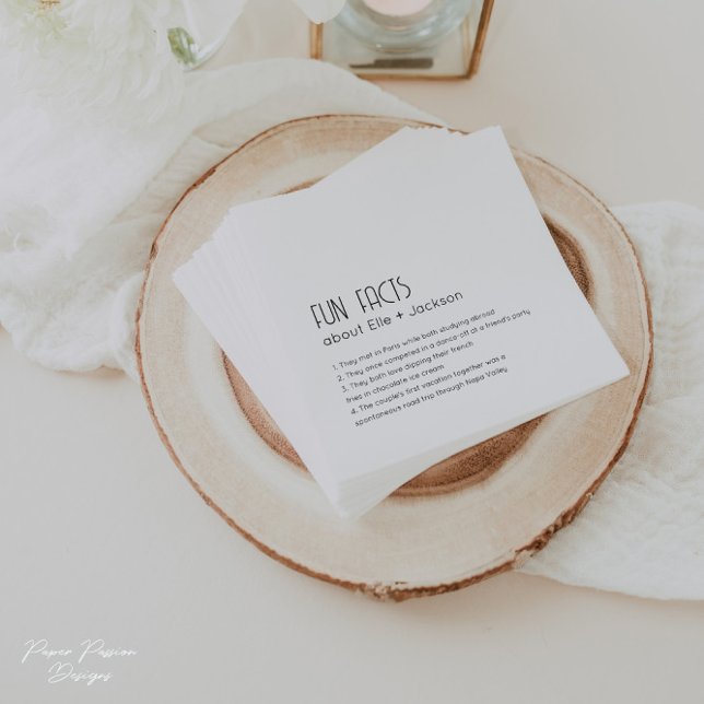 Wedding Cocktail Napkins with Fun Facts! (Creator Uploaded)
