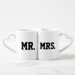 WEDDING COFFEE MUGS, MR. & MRS. COFFEE MUG SET<br><div class="desc">MR. AND MRS. COFFEE MUGS</div>