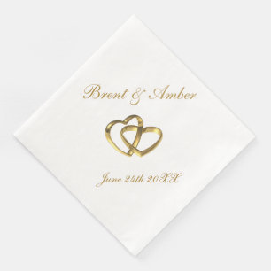 Wedding Coined Cocktail Paper Dinner Napkins