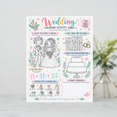 Wedding Coloring Activity Sheet (Standing Front)