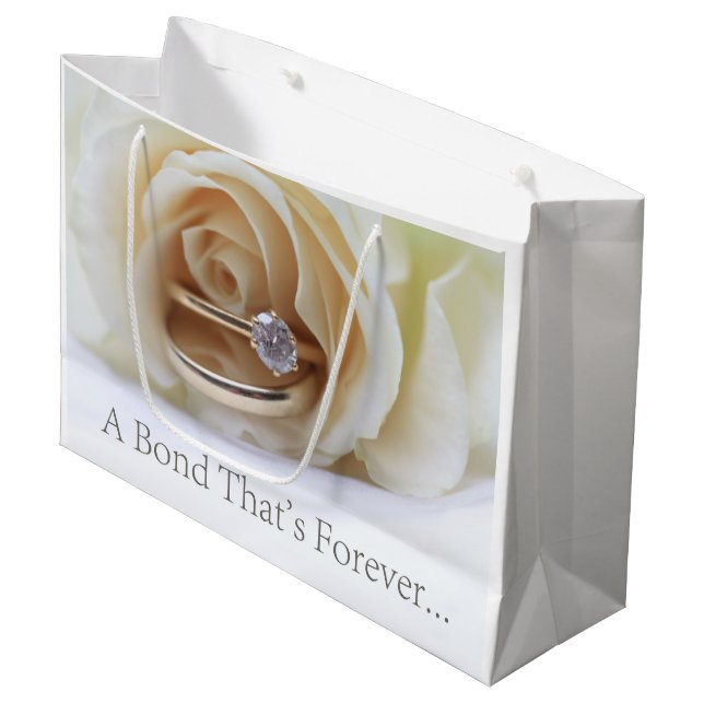 Wedding congrats gift bag (Front Angled)