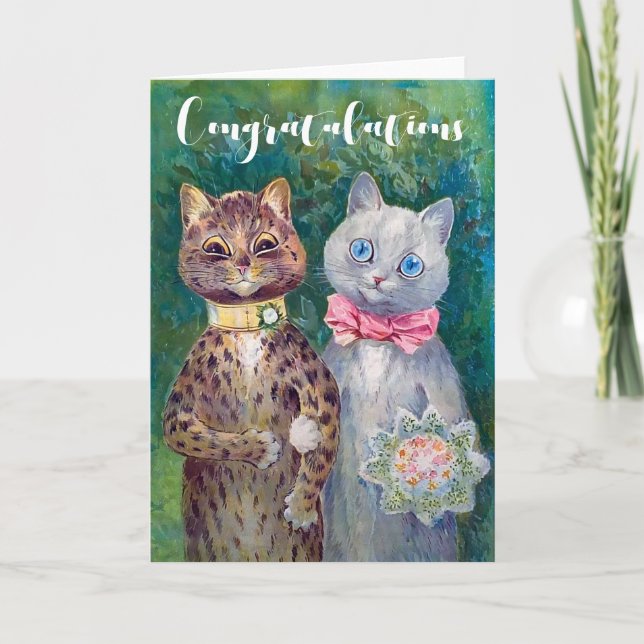 Wedding Congratulations | A Happy Pair | Card (Front)