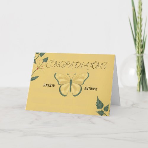 Wedding Congratulations Card