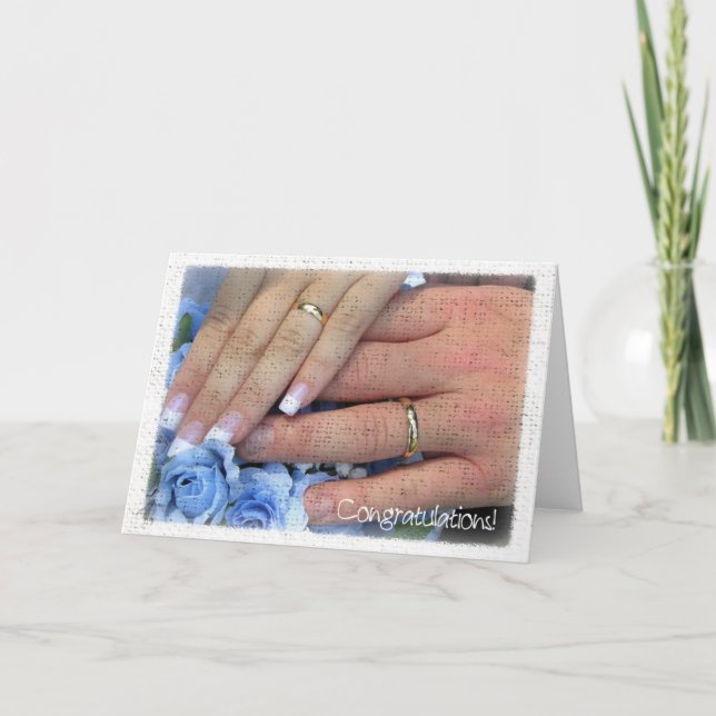 Wedding Congratulations Card (Front)