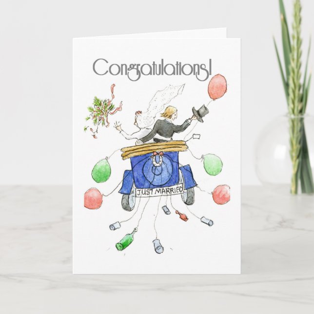 Wedding Congratulations Card (Front)