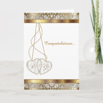 Wedding Congratulations For Bride And Groom Card | Zazzle