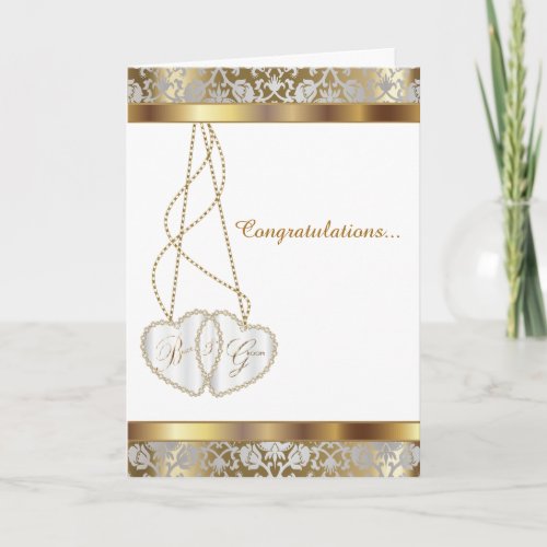 Wedding Congratulations for Bride and Groom Card