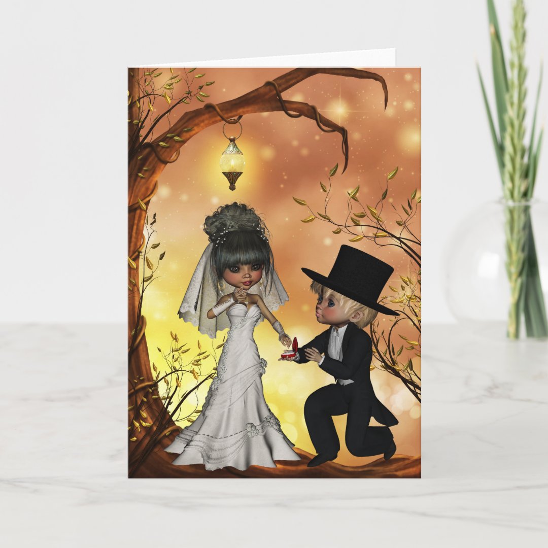 Wedding Congratulations for Halloween Wedding Card | Zazzle