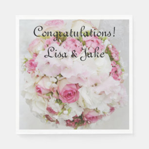 Wedding Congratulations Paper Napkins
