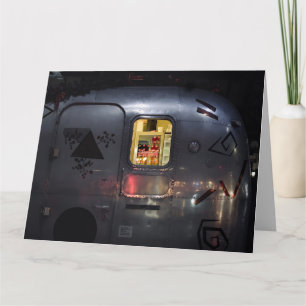 WEDDING CONGRATULATIONS RETRO CAMPER CARD