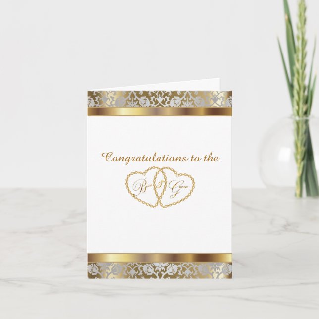 Wedding - Congratulations to the Bride and Groom Card (Front)