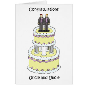 Wedding Congratulations Uncle and Uncle Cards
