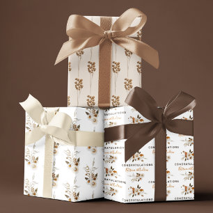 Wedding Congratulations Wrapping Paper Sheets