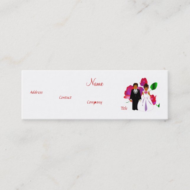 Wedding Consultant Business Card (Front)
