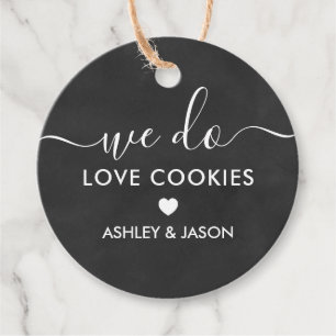 Wedding Cookie Favor, We Do Love Cookies Favor Tags