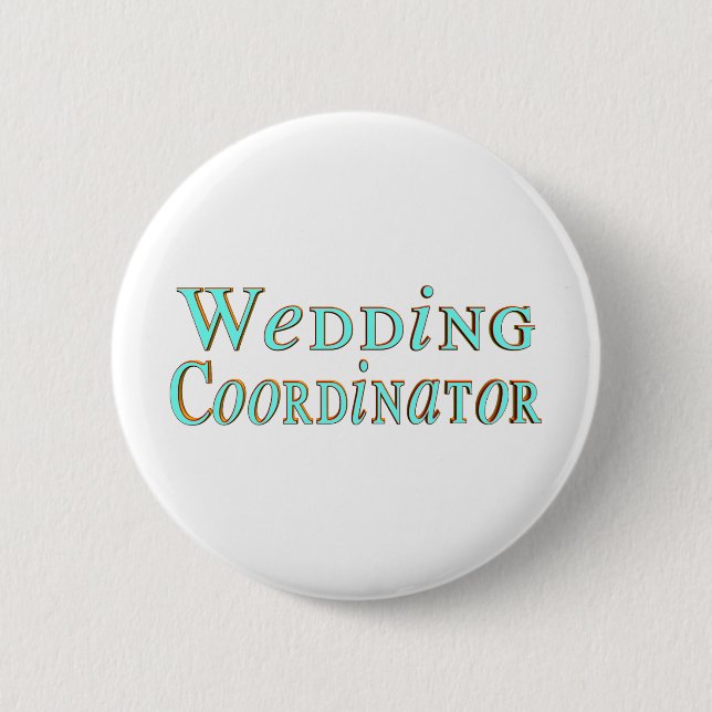 Wedding Coordinator Button (Front)