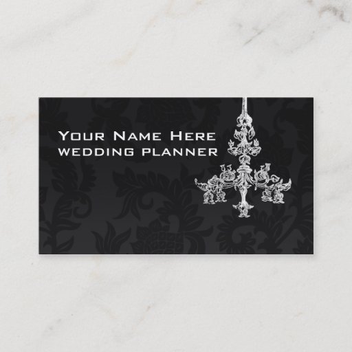 Customizable Wedding Coordinator Card Business Card Template