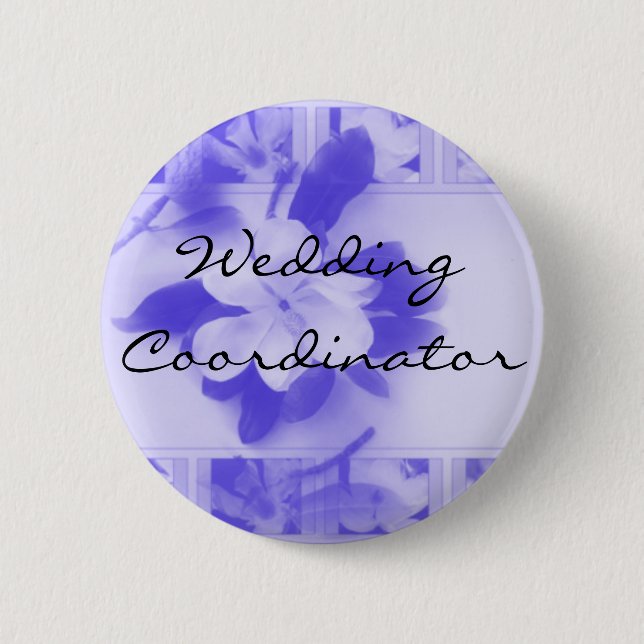 Wedding Coordinator Pinback Button (Front)