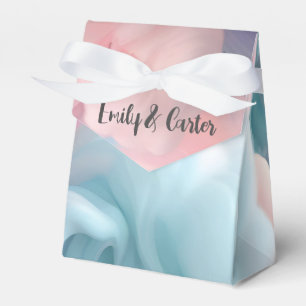 Wedding Cotton Candy Abstract Favor Boxes