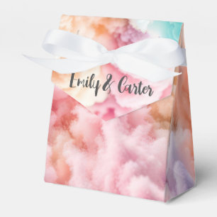 Wedding Cotton Candy Abstract Favor Boxes