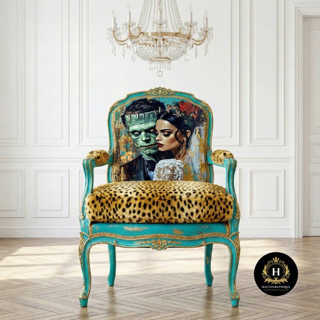 Wedding Couple Bride of Frankenstein Decoupage  Tissue Paper (Creator Uploaded)