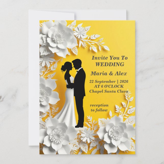 ✨ Wedding Couple Card For Bridal Event ✨ (Front)