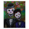 Wedding Couple Day of the Dead Painting