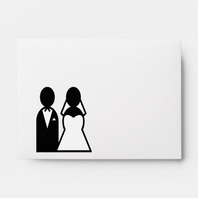 Wedding Couple Envelope (Front)