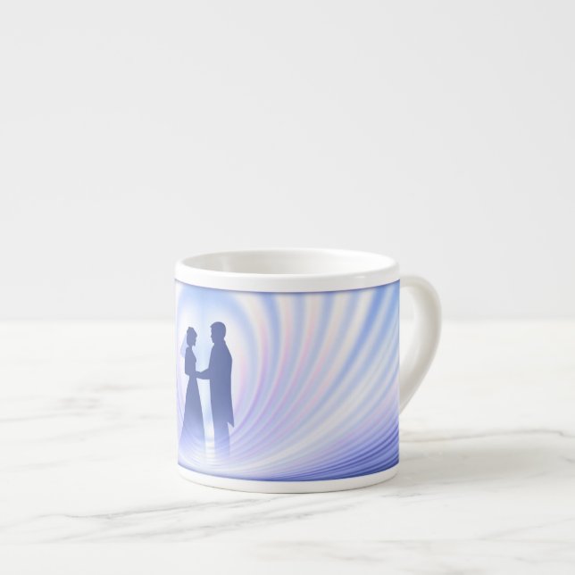 Wedding Couple Espresso Cup (Front Right)