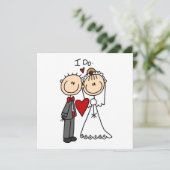 Wedding Couple I Do T-shirts and Gifts (Standing Front)