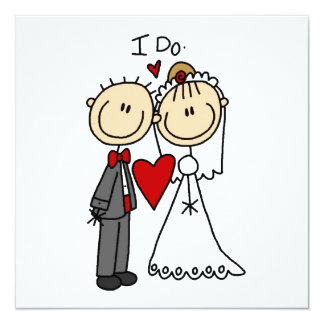 Stick Figure Wedding Invitations Stick Figure Wedding Invitations Announcements Zazzle
