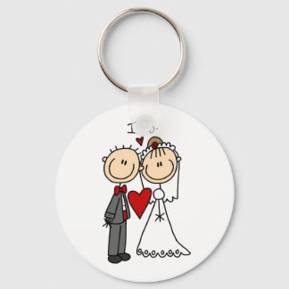 Wedding Couple I Do T-shirts and Gifts Keychain