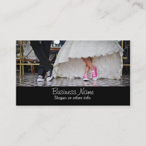 Wedding Couple in a Retro Style Fifties Diner Business Card