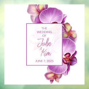 Wedding Couple Monogram Floor Decal & Sticker