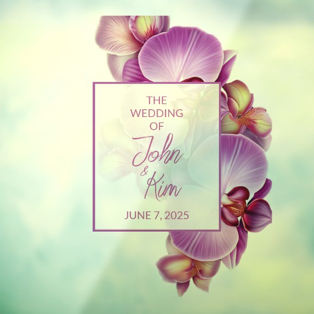 Wedding Couple Monogram Floor Decal & Sticker (Sheet 3)