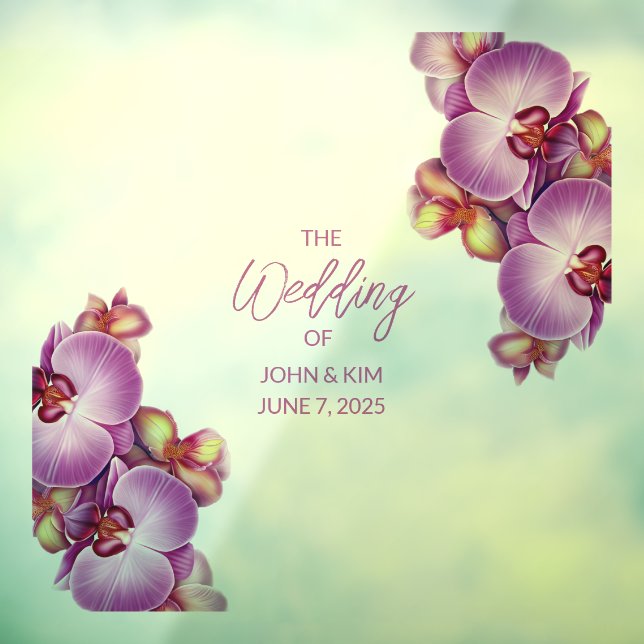 Wedding Couple Monogram Floor Decal & Sticker (Sheet 3)