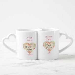 Wedding Couple Mug, Wedding Favor, mug Keepsake