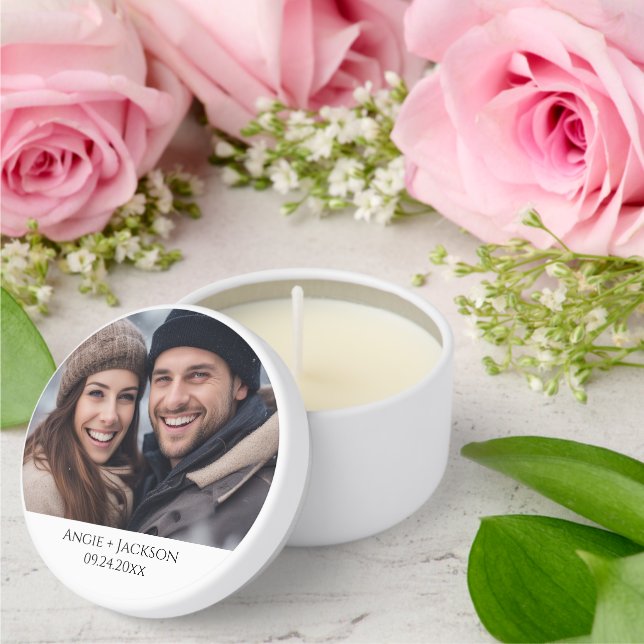Wedding Couple Photo Keepsake Mini Candle Favors (Insitu (Wedding))