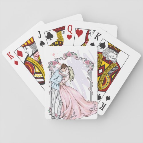 Wedding  Couple  Poker Cards