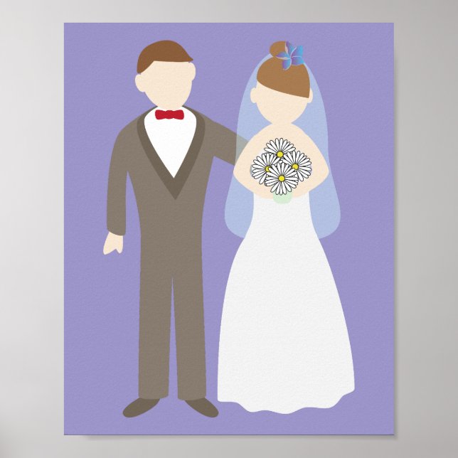 Wedding Couple Poster (Front)