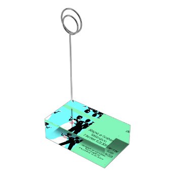 Wedding Couple Table Card Holder by WeddingButler at Zazzle
