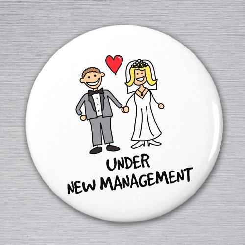 Wedding Couple _ Under New Management Magnet