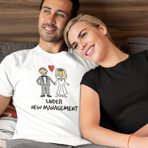 Wedding Couple - Under New Management T-Shirt