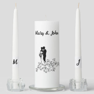 Wedding Couple Unity Candle Set