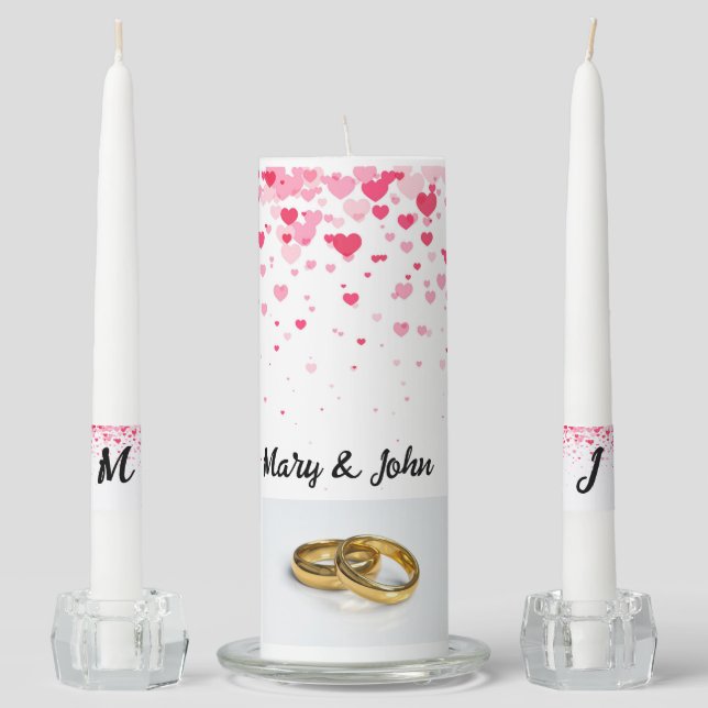 Wedding Couple Unity Candle Set (Front)