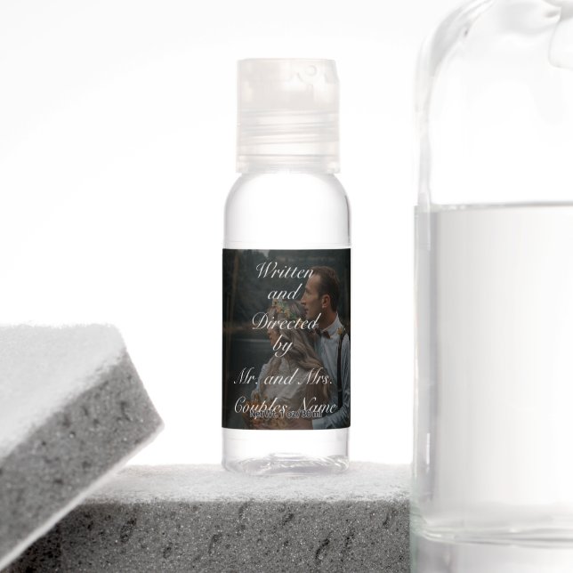 Wedding couples hand sanitizer favors presents (Insitu)