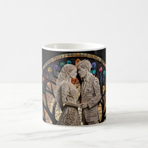 Wedding couples personalized  coffee mug